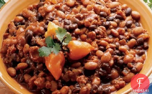 Frijoles Dobles y Salchichas