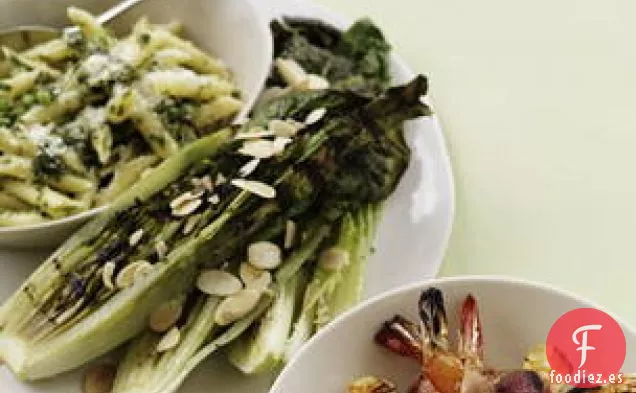 Romaine A La Parrilla Con Aderezo César-cado