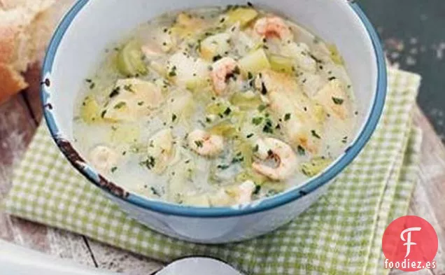 Sopa de Eglefino Ahumado