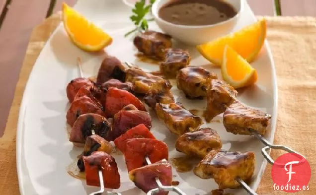Brochetas de Pollo a la Parrilla