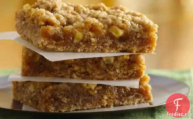 Barras de Manzana de Caramelo Fáciles