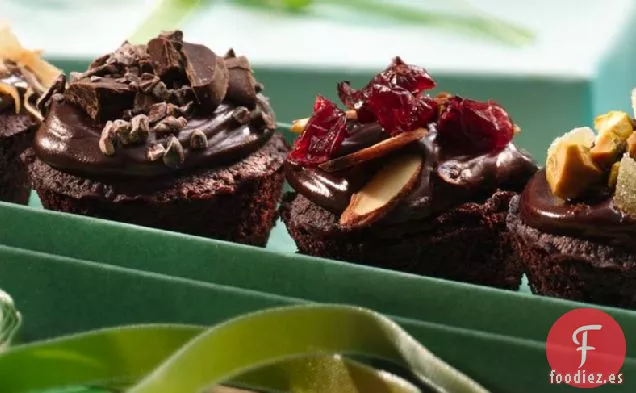 Pasteles de Trufa de Chocolate sin Gluten