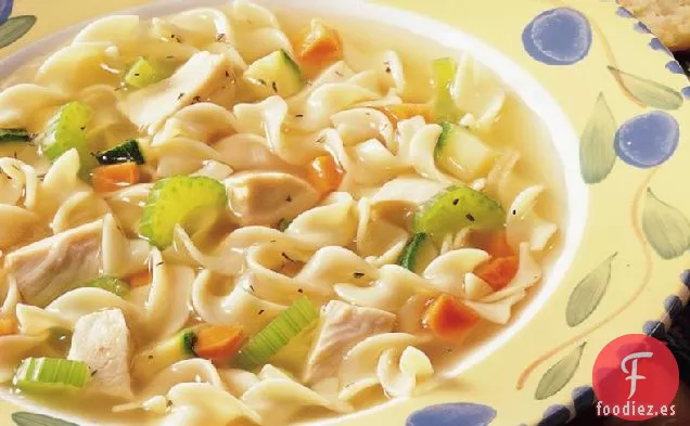Sopa de Fideos de Pollo de Cosecha
