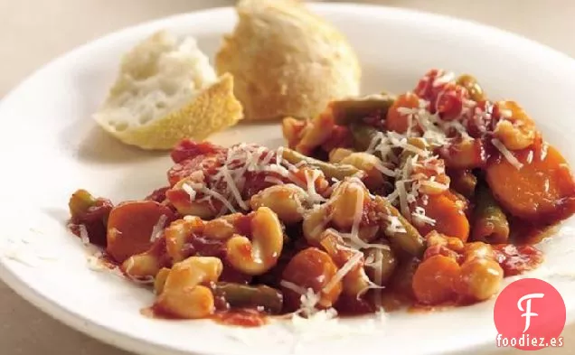 Cazuela de Minestrone Mediterránea de Cocción Lenta