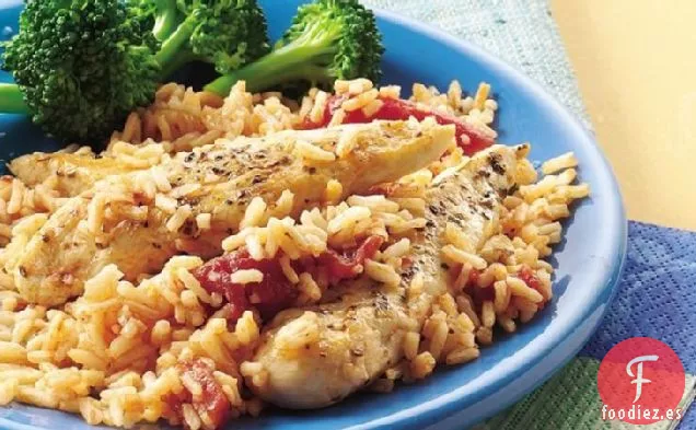 Arroz y Pollo Italiano Rápido