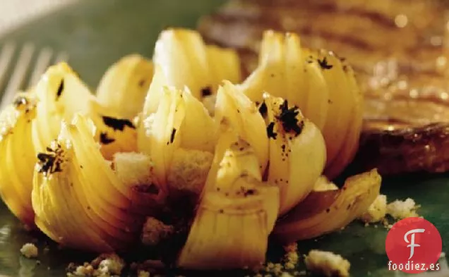 Flores de Cebolla Picantes a La Parrilla