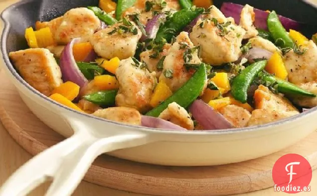Salteado de Pollo y Verduras
