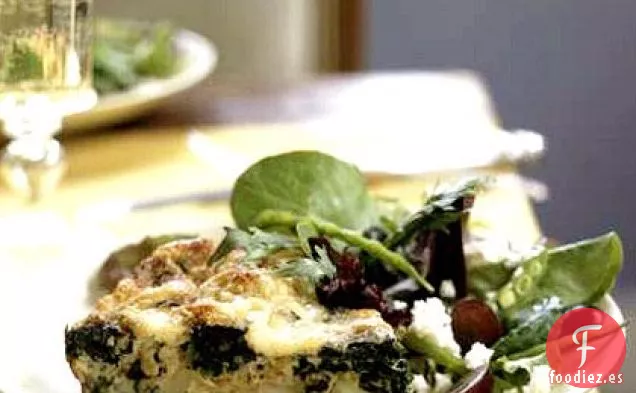 Ensalada de Campo con Guisantes, Uvas y queso Feta