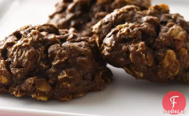 Galletas de Avena con Doble Chocolate
