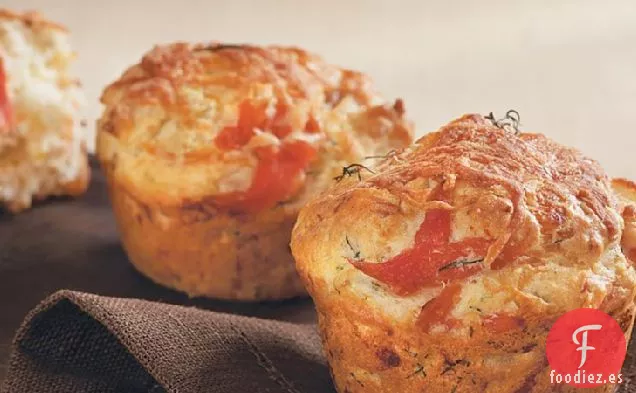 Muffins de Salmón Ahumado y Eneldo