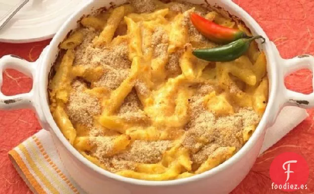 Macarrones Mexicanos con Queso al Horno