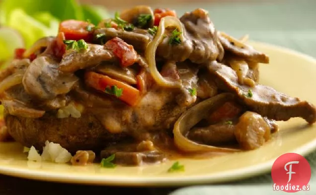 Patata con Tapa de Stroganoff de Carne y Verduras