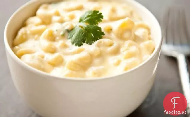 Macarrones con Queso a Base de Mantequilla