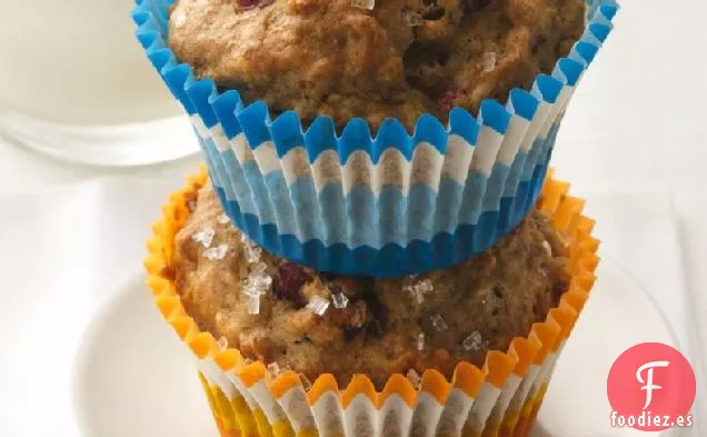 Muffins de Manzana y Cran de Cereales