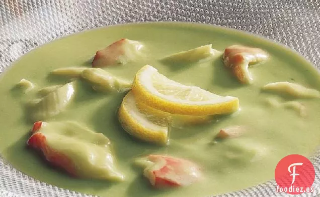 Sopa de Aguacate y Cangrejo