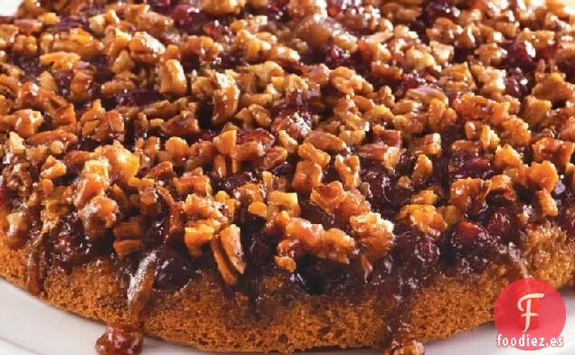 Pastel de Arándanos Al Revés