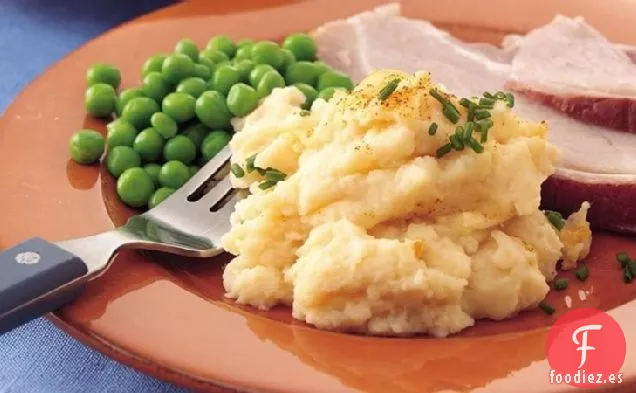 Cazuela de Puré de Patatas con Cuatro Quesos