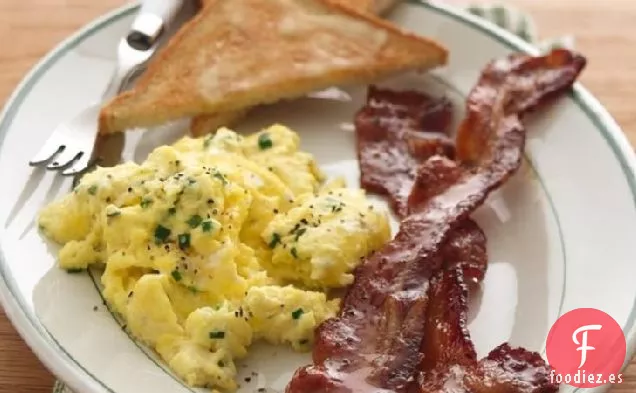 Huevos Revueltos Extra Húmedos con Cebollino