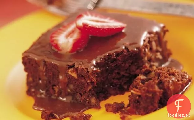 Brownies de Chocolate con Fresa