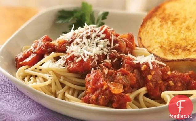 Salsa Marinara con Espaguetis