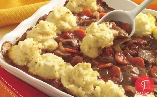 Filete Suizo de Horno Cubierto de Papas
