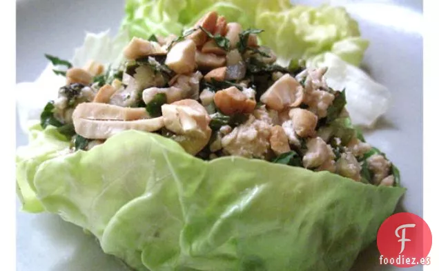 Envolturas de Lechuga de Pollo Tailandés