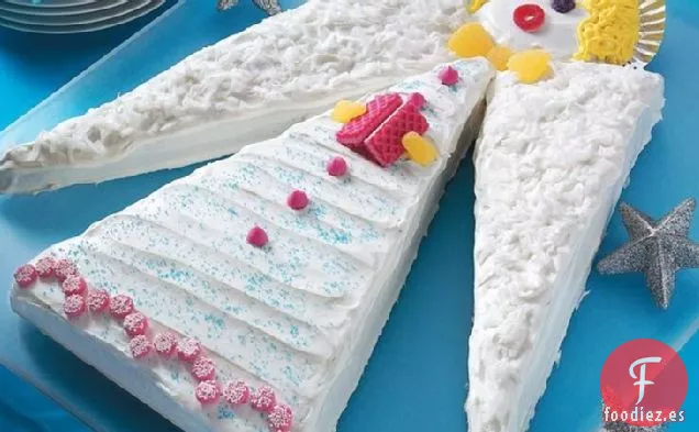 Pastel de Ángel de Navidad