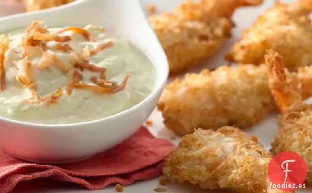 Salsa de Curry de Coco con Camarones