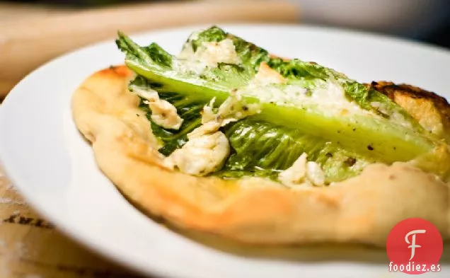 Pizza Y Un Sueño (pizza De Lechuga A la parrilla)