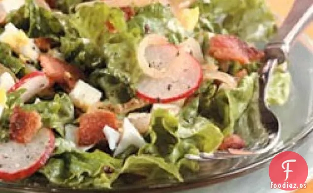 Lechuga Con Aderezo De Tocino Caliente