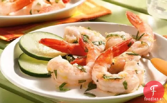 Camarones Marinados Italianos Fáciles