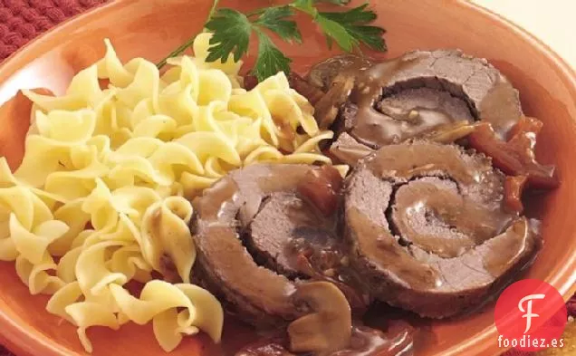 Rollo de Bistec Italiano de Cocción Lenta para Dos