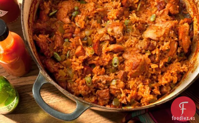 Jambalaya de Pollo y Andouille