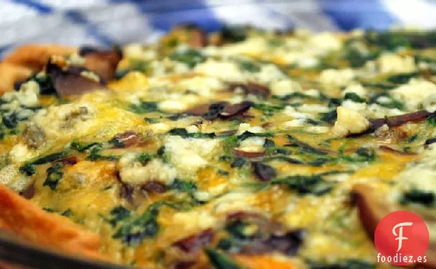 Tres Quiche de Verduras y Queso