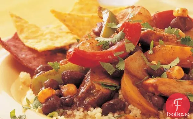 Pollo al Suroeste y Cuscús