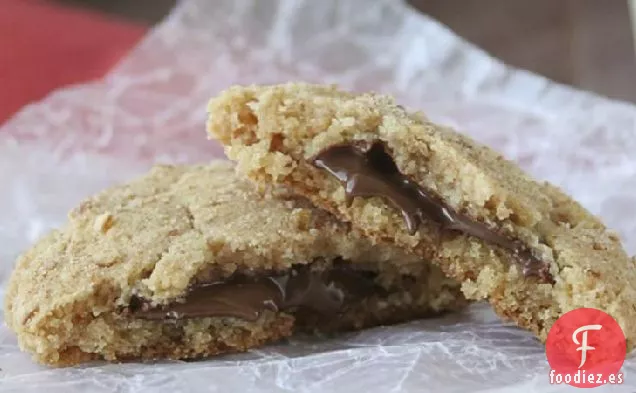 Galletas de Mantequilla de Maní, Chocolate y Pretzel