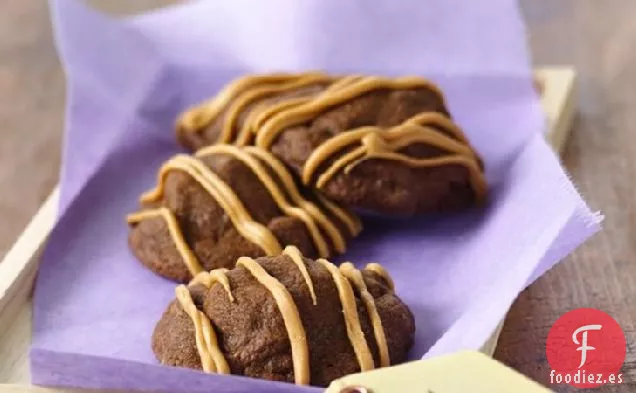 Galletas de Chocolate Rellenas de Mantequilla de Maní