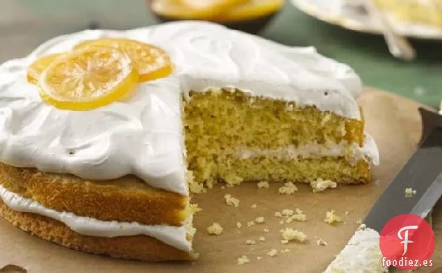 Pastel de Limón con Glaseado de Té Irlandés para el Desayuno