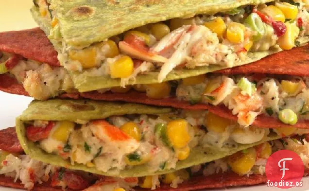 Quesadillas de Maíz y Cangrejo