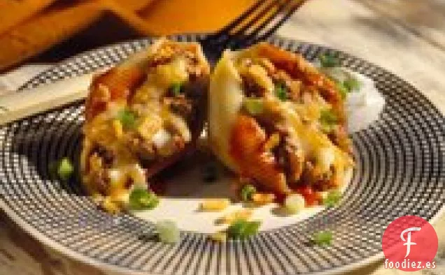 Conchas de Pasta Rellenas Mexicanas