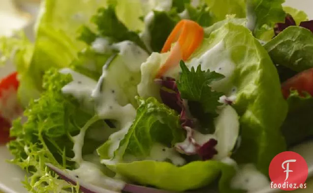 Aderezo de Yogur con Semillas de Amapola y Limón