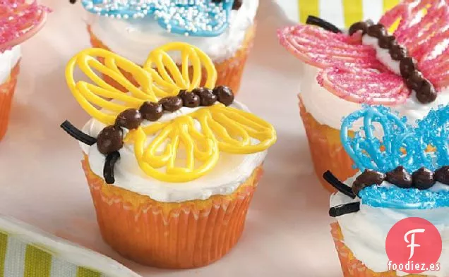 Cupcakes de Mariposa