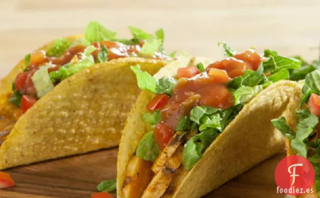 Tacos de Pollo Stand 'N Stuff™ de Tomate Cortado en Cubitos