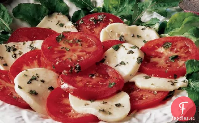 Ensalada Fresca de Mozzarella y Tomate