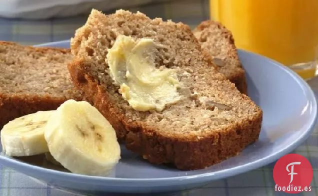 Pan Rápido de Nueces de Plátano