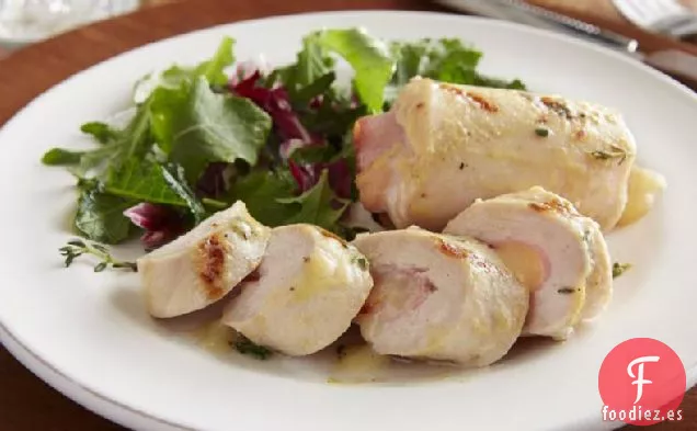 Pechugas de Pollo Rellenas de Jamón y Queso a la Parrilla