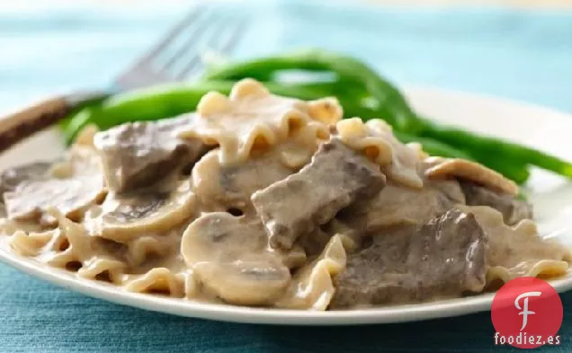 Stroganoff de Carne de Vacuno Más Fácil De La Historia
