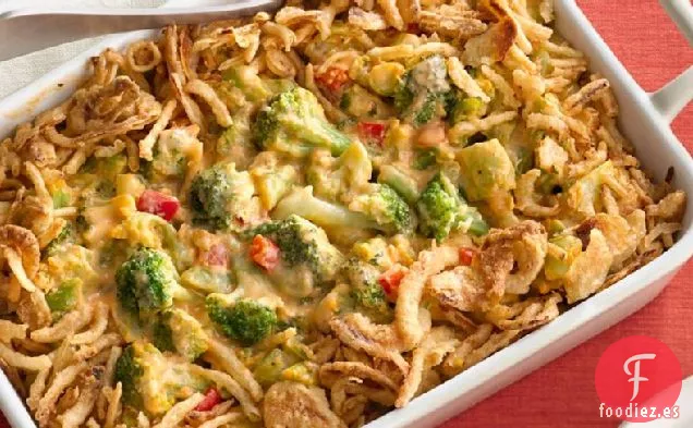 Horneado de Brócoli con Tres Quesos