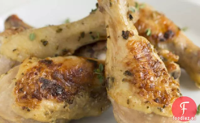 Muslos de Pollo con Hierbas Al Horno