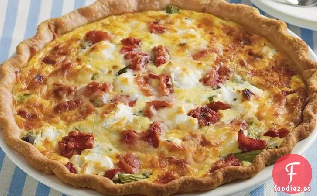 Quiche de Espárragos y Queso de Cabra